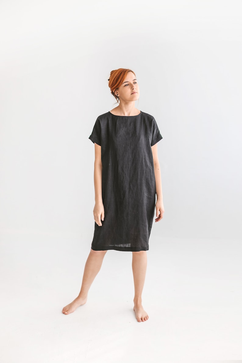 Linen dress pattern, AURUM LILY, Midi Kimono for women, pdf Sewing, All Sizes set XS-6XL, diy sewing, projector file pattern, summer dress image 8