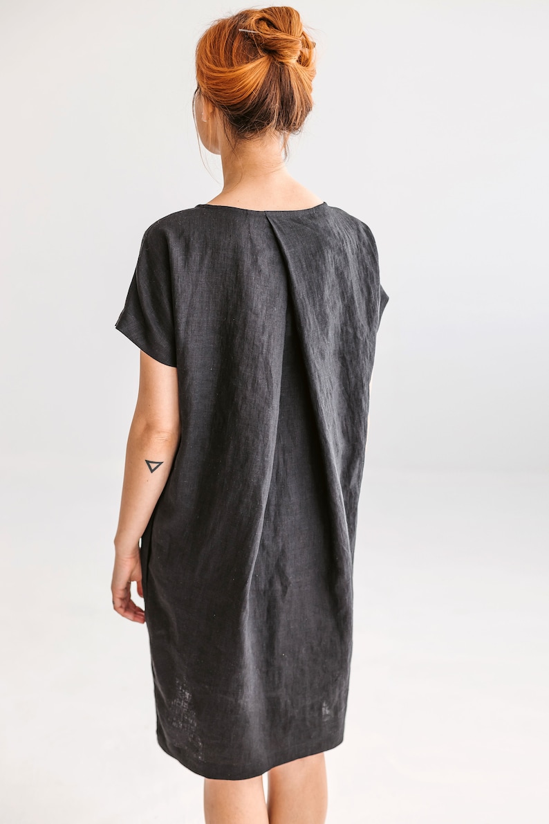 Linen dress pattern, AURUM LILY, Midi Kimono for women, pdf Sewing, All Sizes set XS-6XL, diy sewing, projector file pattern, summer dress image 9