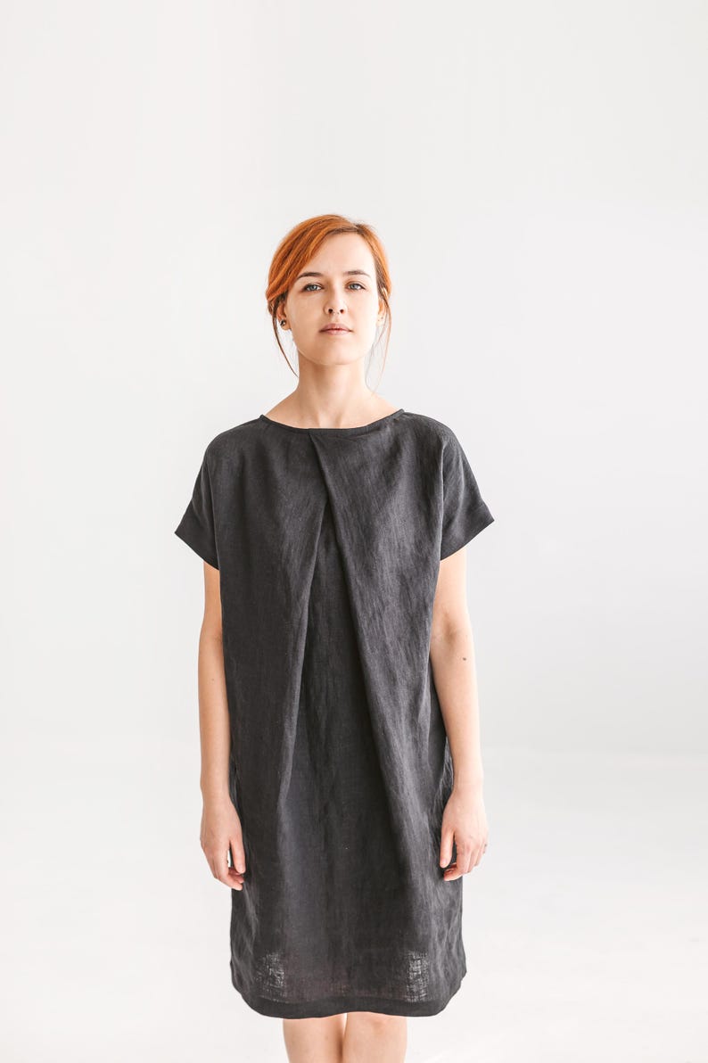 Linen dress pattern, AURUM LILY, Midi Kimono for women, pdf Sewing, All Sizes set XS-6XL, diy sewing, projector file pattern, summer dress image 11