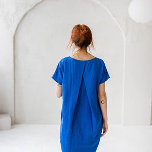 Linen dress pattern, AURUM LILY, Midi Kimono for women, pdf Sewing, All Sizes set XS-6XL, diy sewing, projector file pattern, summer dress image 16