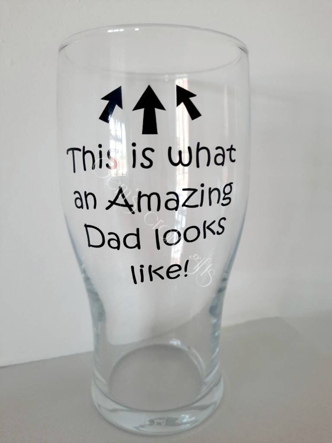 Papa Glas Geschenk für Papa Geburtstagsgeschenk Bierglas Etsy.de
