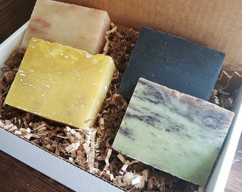 4 for 20 Deal Organic Soap - Essential Oil Soap - 5.0 oz Bar Soap - Organic Soap Bar - Soap Gift Set - Natural Body Soap
