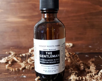 Natural Beard Oil with Essential Oils, Beard Care, Beard Gifts, Gift for Him, Gifts for Him, Beard Growth Oil, Mens Grooming, Mens Gift