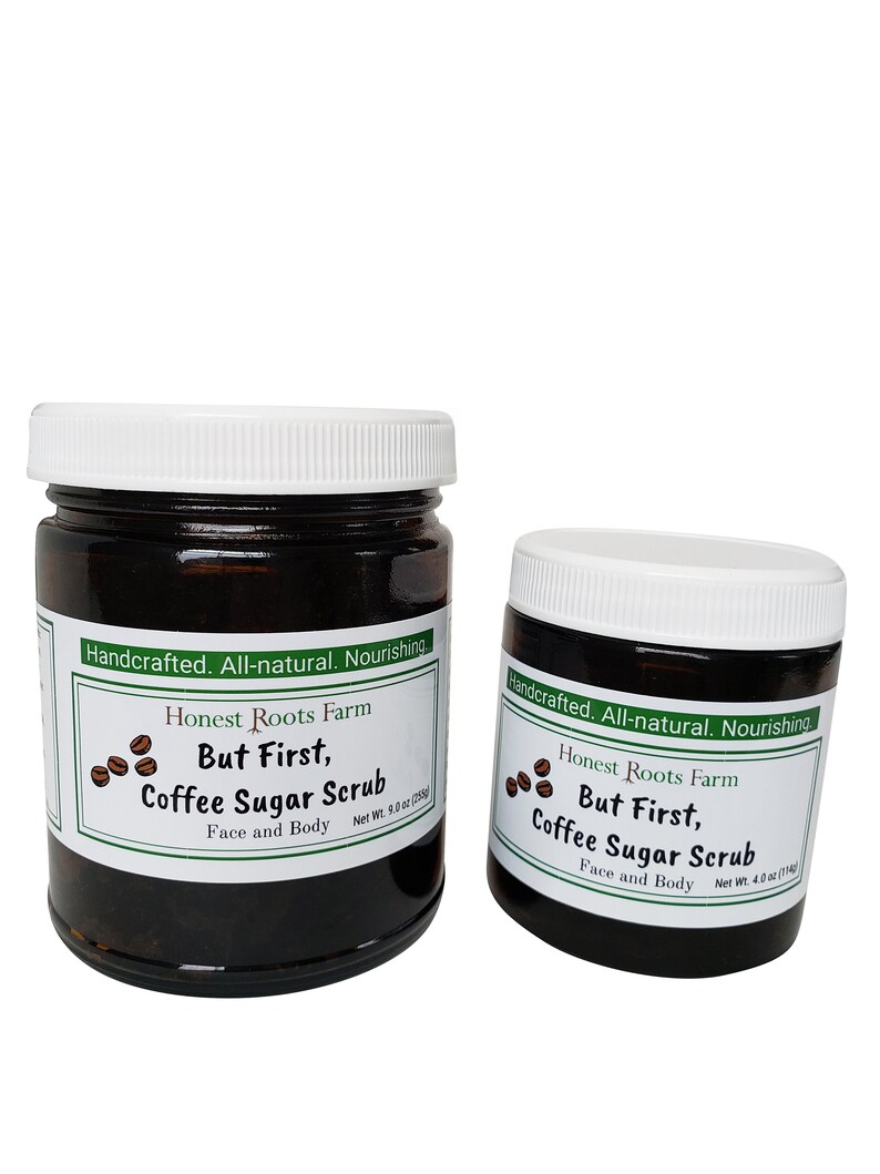 Organic Coffee Scrub / Natural Sugar Scrub / Coffee Body Scrub / Organic Sugar Scrub / Coffee Scrub / Body Scrub / Sugar Scrub image 6