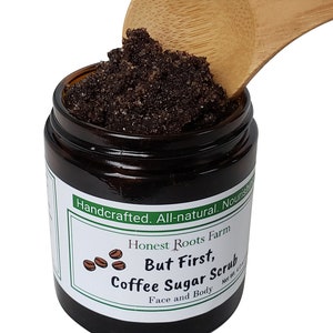 Organic Coffee Scrub / Natural Sugar Scrub / Coffee Body Scrub / Organic Sugar Scrub / Coffee Scrub / Body Scrub / Sugar Scrub image 7