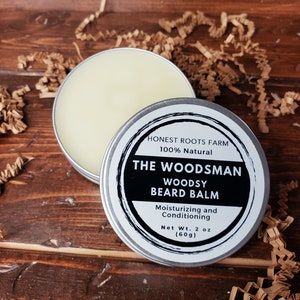 Natural Beard Balm, Best Beard Balm, Beard Gifts, Beard Care, Beard Growth, Beard Buttter, Mens Grooming, Gifts for Men, Gifts for Him image 1