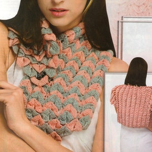 Crochet dragon mermaid scarf COWL Pattern pdf - Neck WARMER Winter COLLAR - Shoulder Wrap - Wool Accessories Easy Pattern