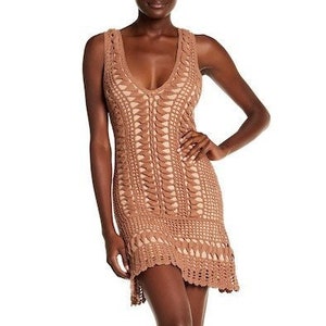 CROCHET Shift Party MIDI Dress PATTERN pdf - Holiday Lace Dress Easy Digital Pattern - Bohemian Summer Boho