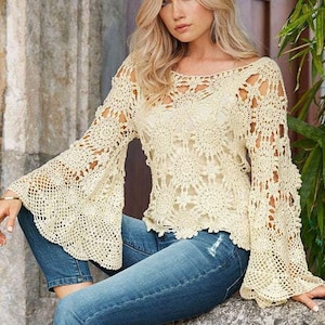 Bell Sleeve Knitting Patterns - Etsy