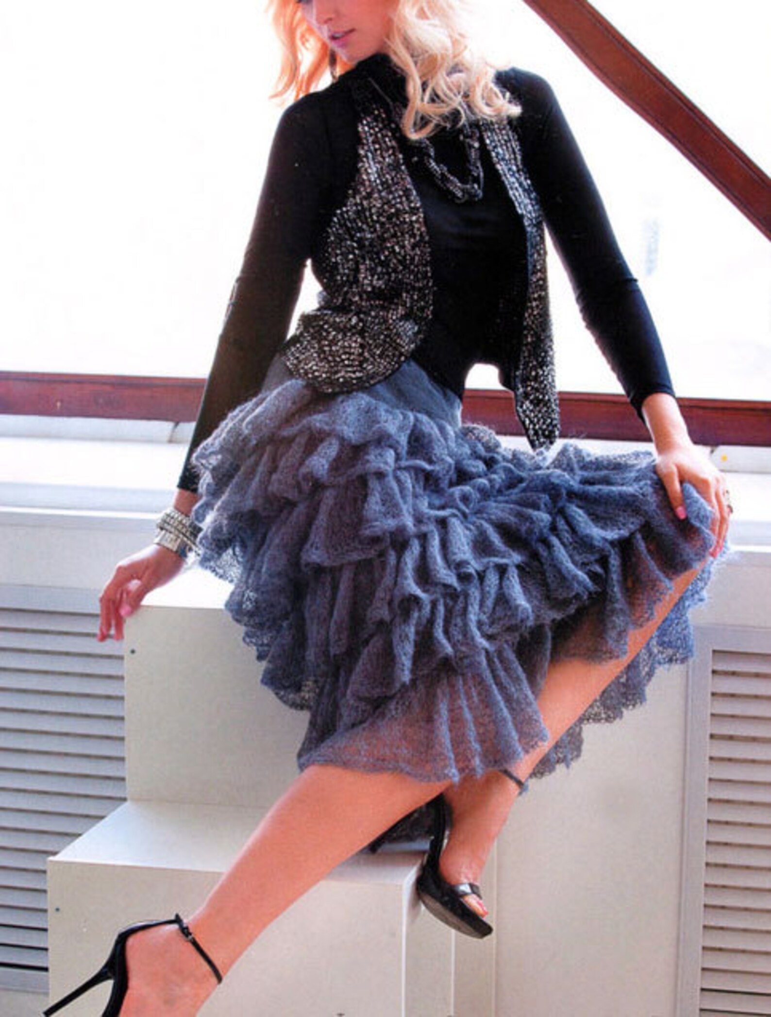 Knit skirt patterndetailed tutorialknit winter skirtknit Etsy