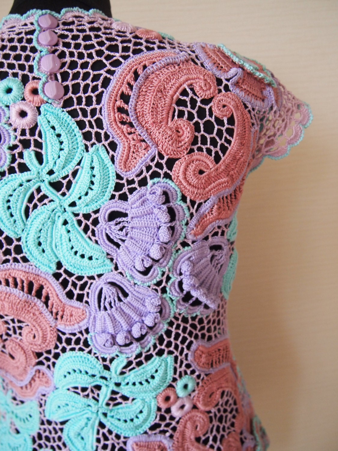 Irish Crochet Motif Patterndetailed tutorialcrochet | Etsy