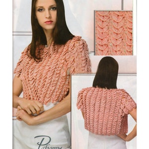 Easy Crochet CROPPED Cardigan Pattern pdf - Summer BOLERO SHRUG - Trendy Cape - Cropped Sweater Digital Pattern
