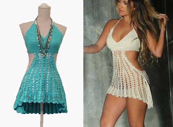 crochet beach dress