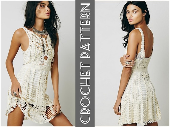 Crochet mini cheap dress pattern