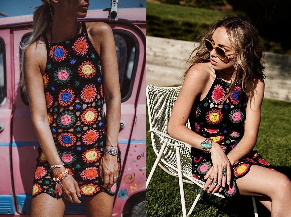 Crochet beach dress patterndetailed tutorialcrochet boho Etsy