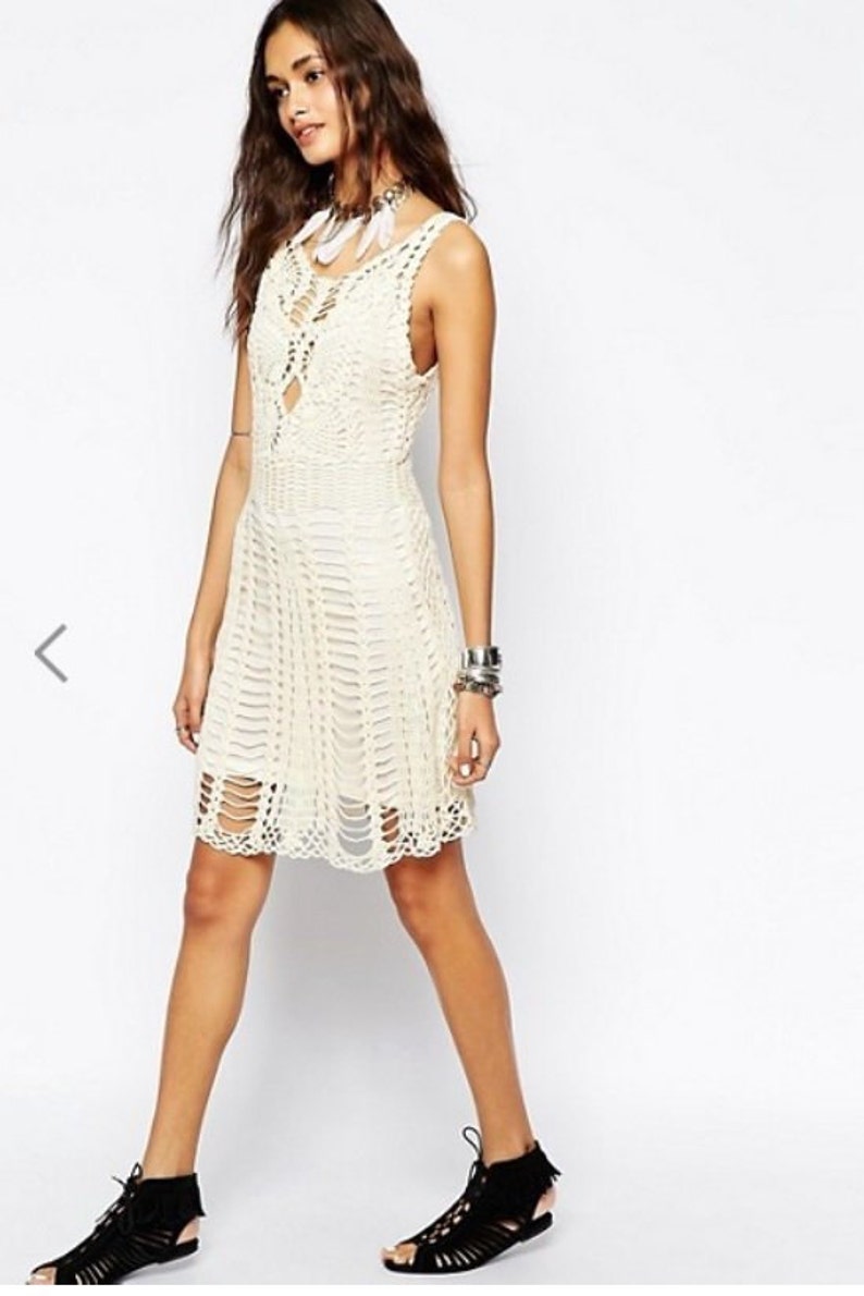 Crochet sexy dress patterndetailed tutorialcrochet mini Etsy