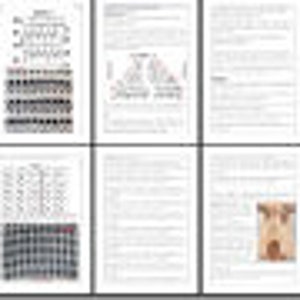 Puede incluir: Una colecci&oacute;n de 16 im&aacute;genes en blanco y negro que muestran diferentes patrones y dise&ntilde;os. Las im&aacute;genes est&aacute;n dispuestas en una cuadr&iacute;cula de cuatro filas y cuatro columnas.