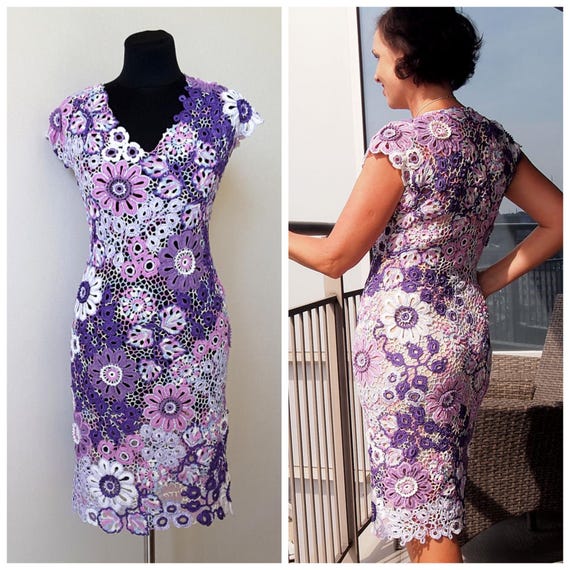 Latest short dress patterns with lace clearance