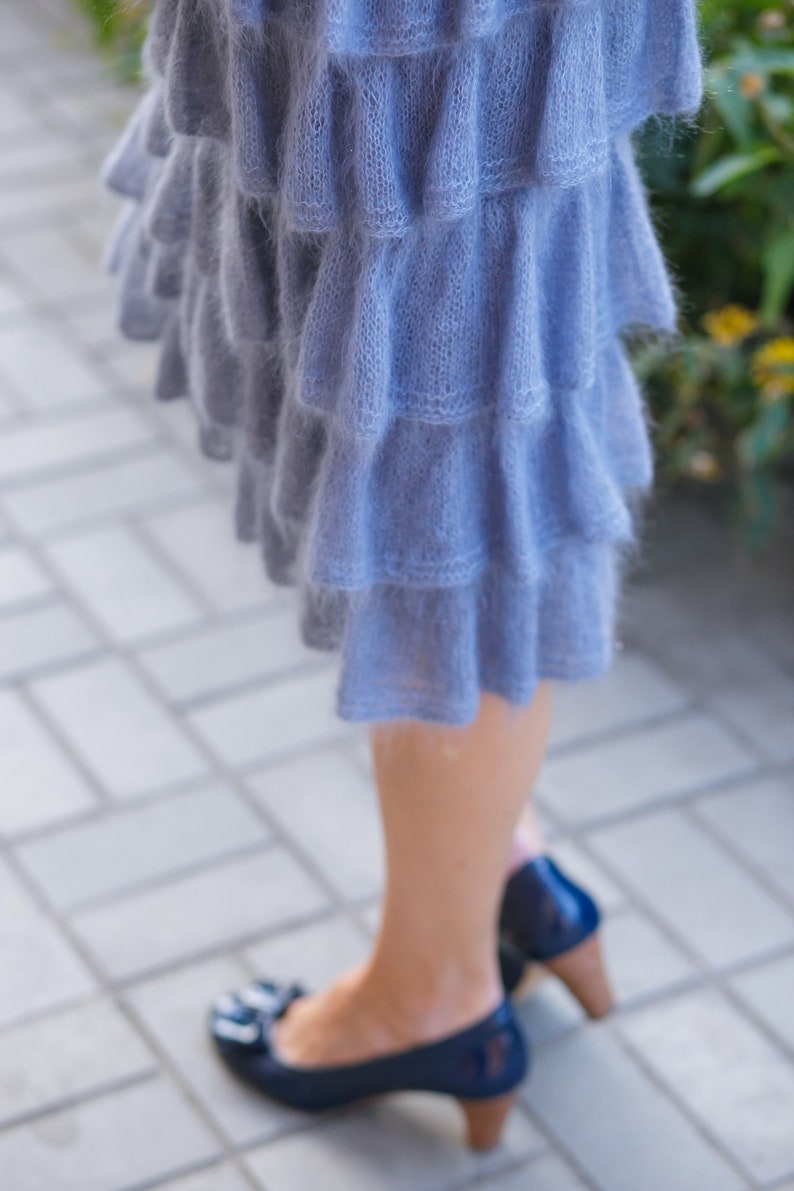 Knit skirt patterndetailed tutorialknit winter skirtknit Etsy