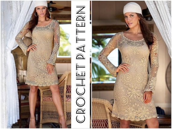 chinese dress ladies Sleeveless Illusion Crochet Lace Midi Dress main image 1