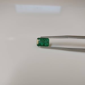 Loser zambischer Smaragd oktagon,tcw-1.63ct