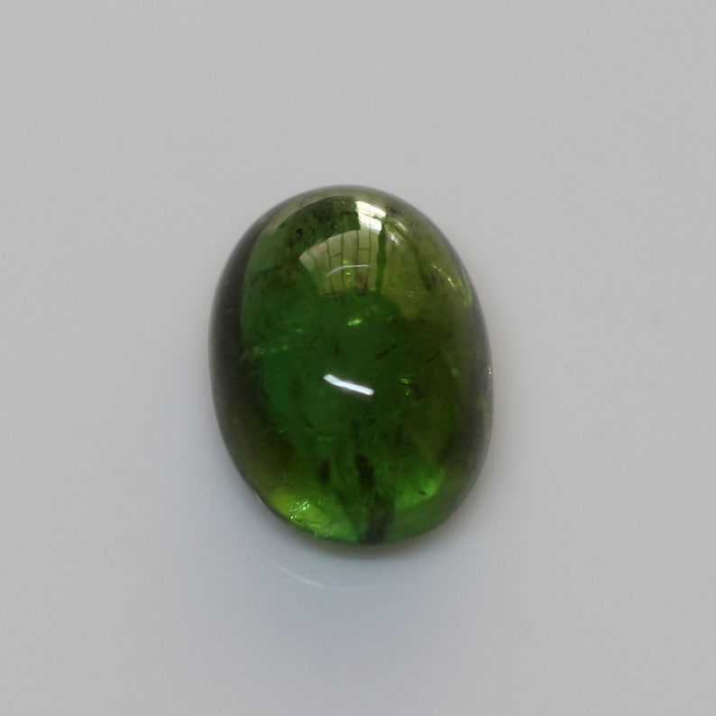 Tourmaline cabochon,natural green tourmaline,tcw-12.65 ct