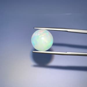 4.35 ct Ethopian welo opal,13 mm round natural opal, loose round shape  opal, opal cabochon,4 ct opal rings, natural ethopian opal for ring.