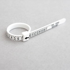 Printable Diamond Ring Sizer Ring Size Finder Ring Size Measure