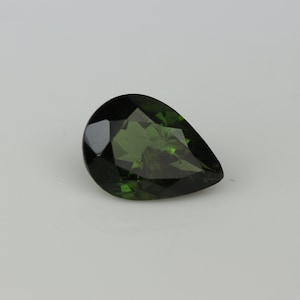 Forest green tourmaline pear, loose green tourmaline,tcw-1.7 ct, green tourmaline pears