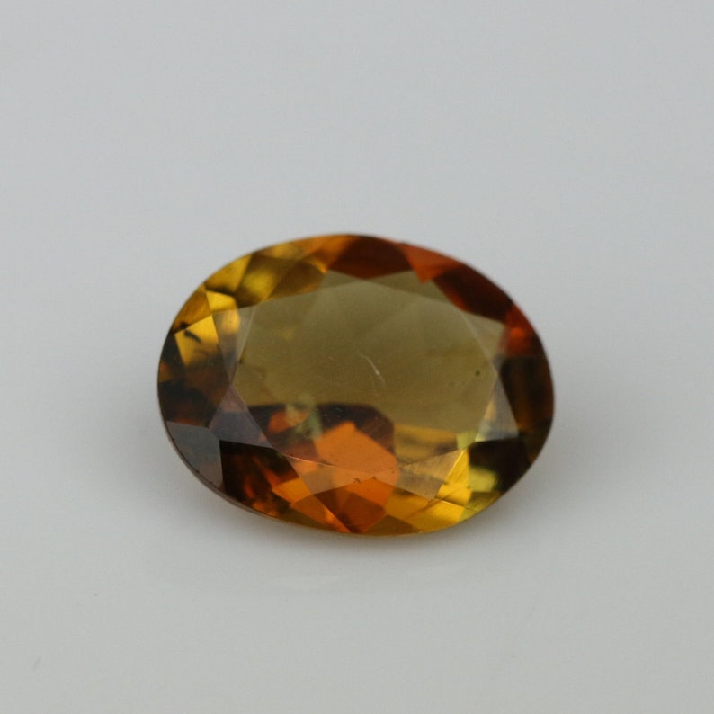 bi colour tourmaline,orange and yellow tourmaline,maple tourmaline,tcw-1.3