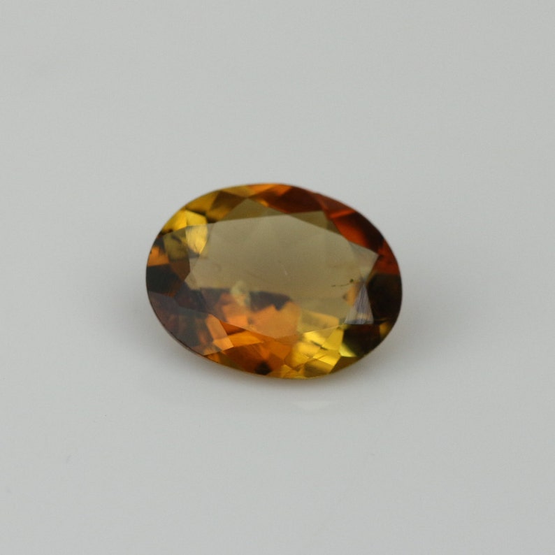 bi colour tourmaline,orange and yellow tourmaline,maple tourmaline,tcw-1.3