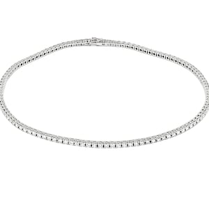 Natural Diamond Necklace 18KT White Gold Statement Necklace, Women&#39;s Statement Necklace, Luxurious Diamond Necklace