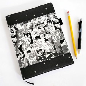 G-Ahora Anime Planner,Anime Notebook with 1 Pcs Pen,Cute Cartoon School  Supplies for Girls (Kur)