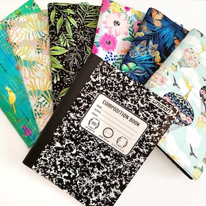 Composition Notebook Cover – Fabric Notebook Cover – Journal Cover