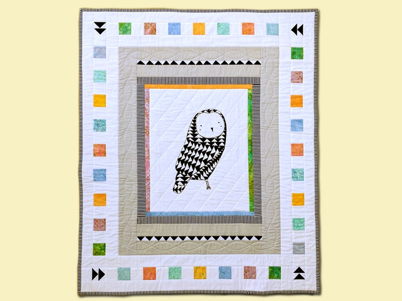 Owl Baby Quilt Baby Quilt Thicket Quilt