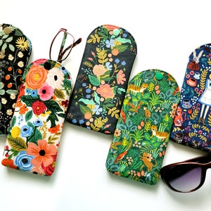 Sunglasses Case - Eyeglasses Case - Rifle Paper Glasses Case - Soft Case for Eyeglasses/Sunglasses