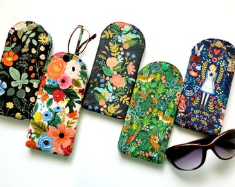 Sunglasses Case - Eyeglasses Case - Rifle Paper Glasses Case - Soft Case for Eyeglasses/Sunglasses