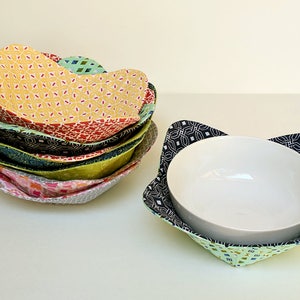 Microwavable Bowl Cozy Set -- 13 Colors