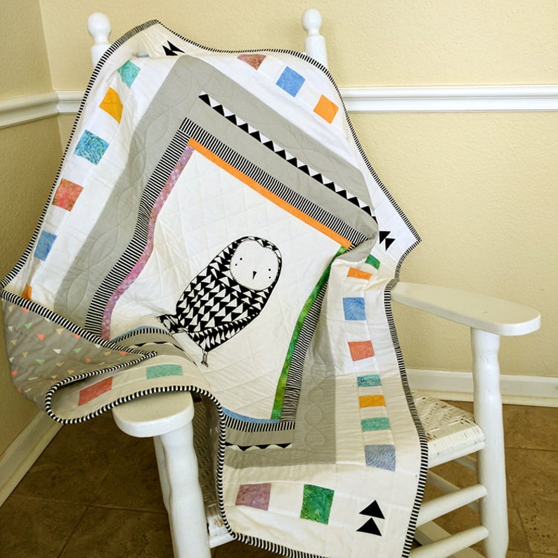 Owl Baby Quilt Baby Quilt Thicket Quilt
