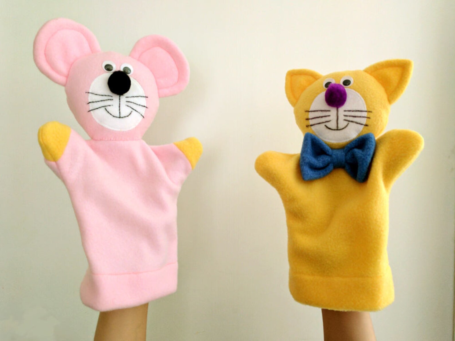 Hand Puppets Animal Puppets Soft Toys Etsy