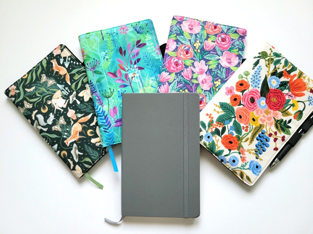 Moleskine Notebook Cover Moleskine Journal Cover fabric Notebook Cover