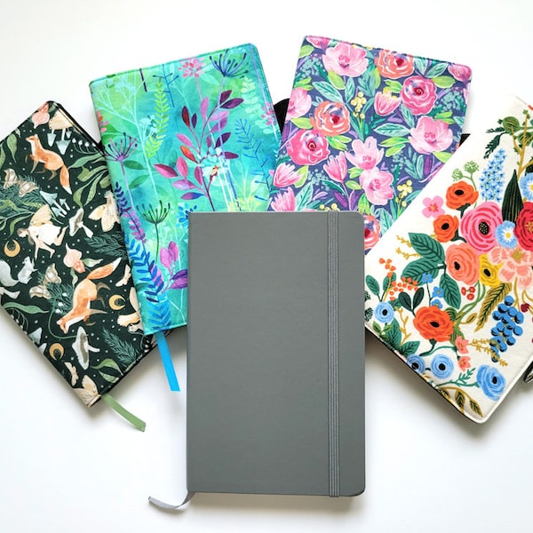 Moleskine Notebook Cover – Moleskine Journal Cover -Fabric Notebook Cover - Journal Cover