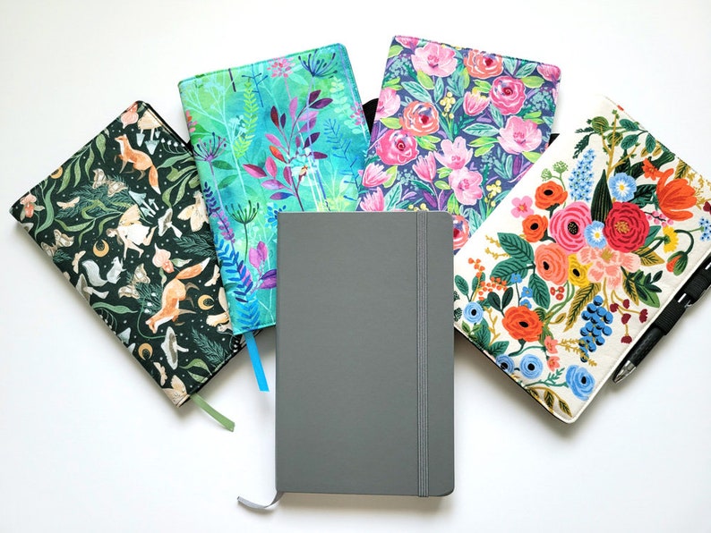 Moleskine Notebook Cover Moleskine Journal Cover fabric Etsy