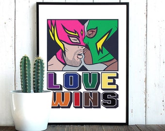 Love Wins Art Print