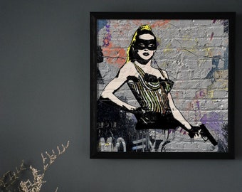 Madonna Inspired Graffiti Art Print