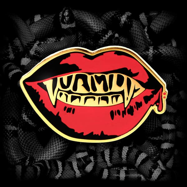 Vamp Hard Enamel Pin