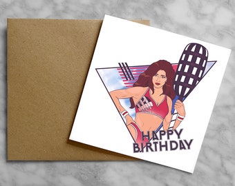 Jet (Gladiators) Inspired Greeting Card