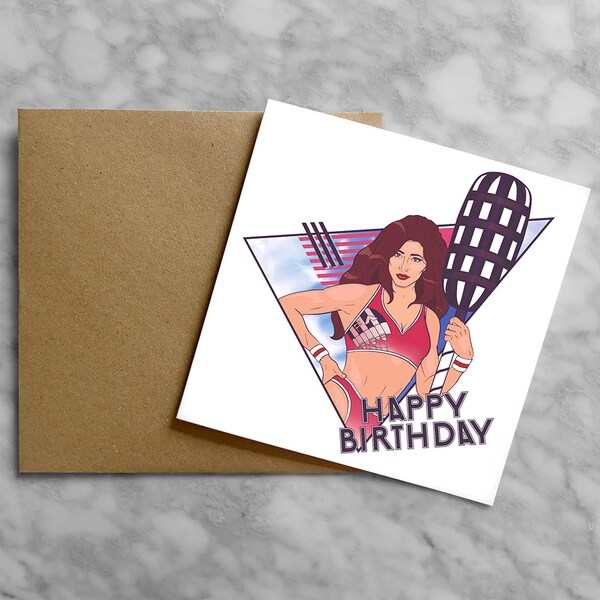 Jet (Gladiators) Inspired Greeting Card