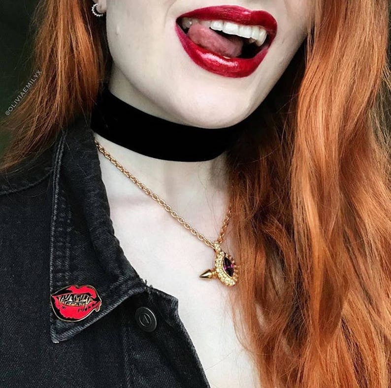 Vamp Hard Enamel Pin