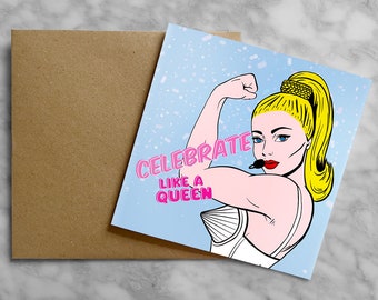 Madonna Inspired Greeting Card
